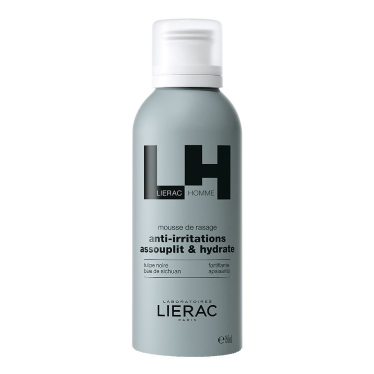 Lierac Homme Mousse da Barba Idratante Anti-Irritazioni Protettiva 150ml