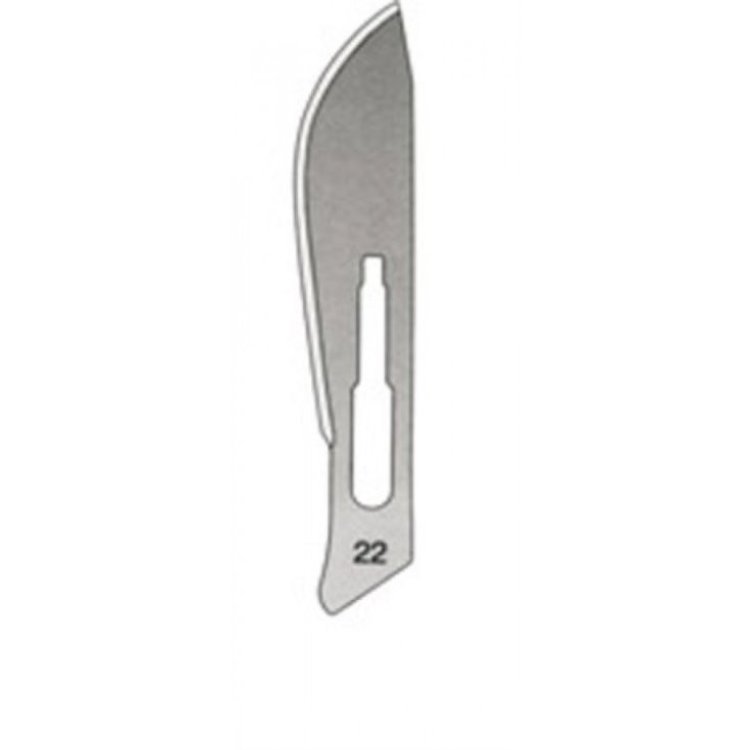 Pic Lame Bisturi Sterili Figura 12 in Acciaio Inossidabile 100 Pezzi