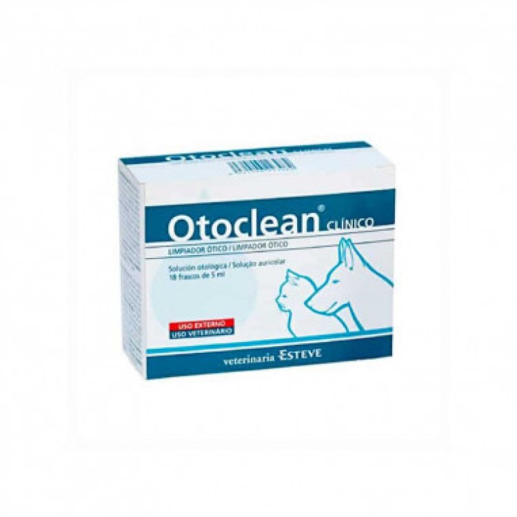 Otoclean Detergente Auricolare Cani e Gatti per Igiene Orecchie 18 Fiale