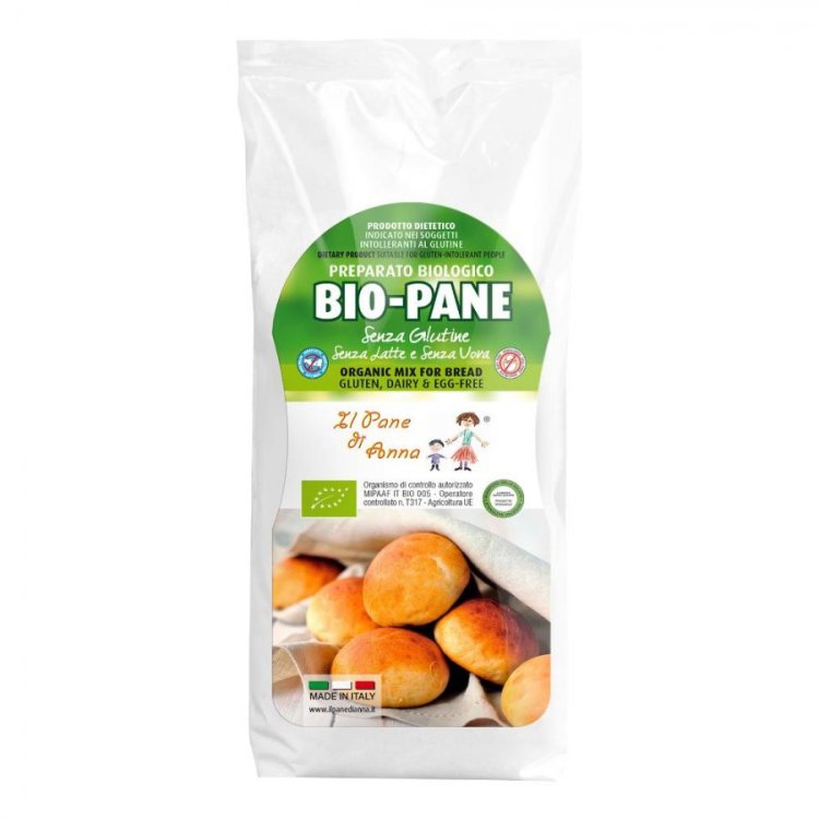 Il Pane di Anna Bio-Pane Preparato per Pane Senza Glutine Biologico 500g