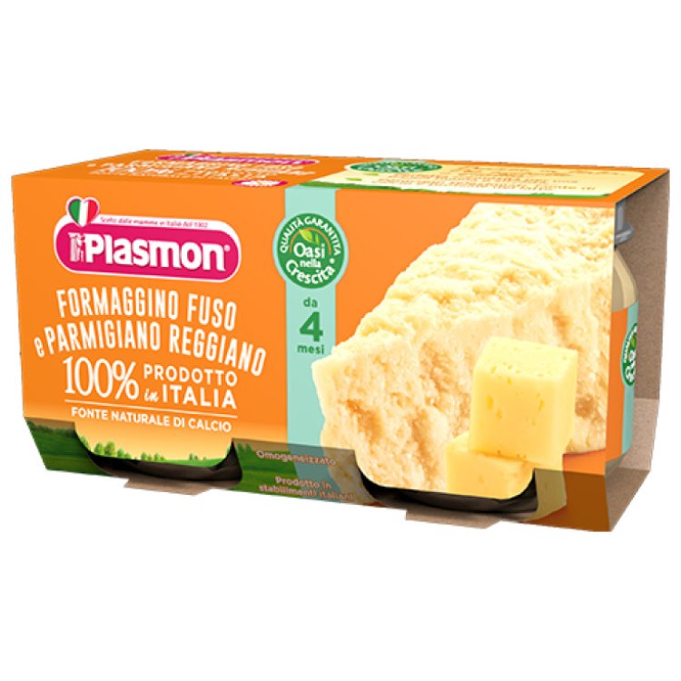 Plasmon Omogeneizzato Formaggino con Parmigiano Reggiano 2x80g