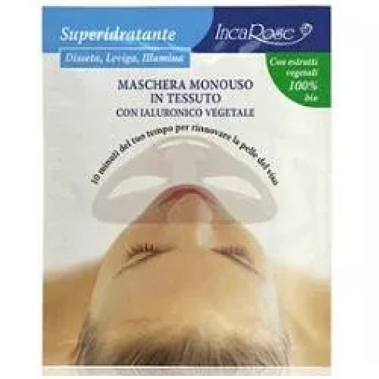 Incarose Mas Bio Tnt Superidra Maschera Viso Idratante Monouso