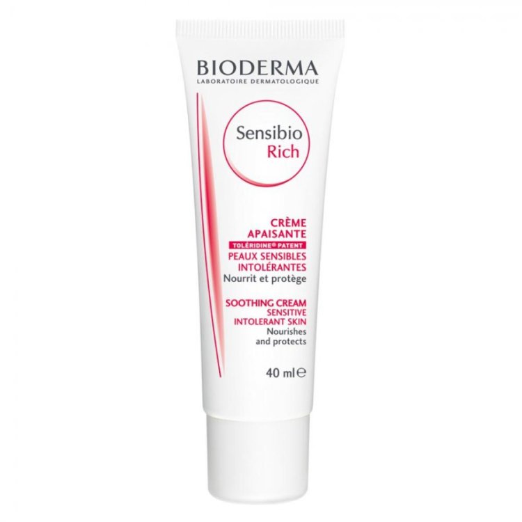 Bioderma Sensibio Rich Crema Idratante Lenitiva per Pelli Sensibili 40ml