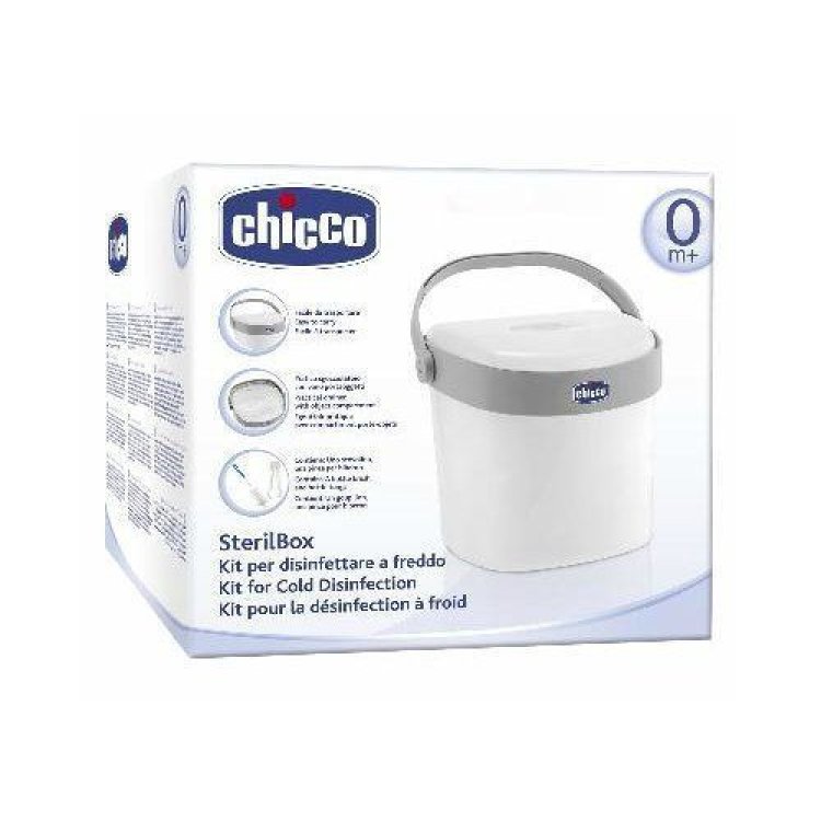 Chicco Sterilbox Kit Completo Sterilizzatore Biberon e Accessori con Scovolino