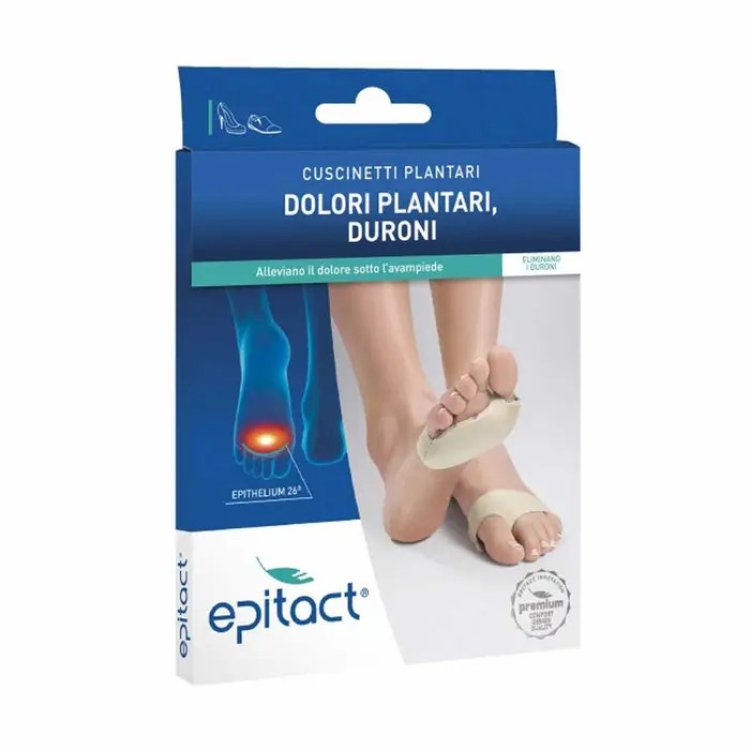 Epitact Cuscinetti Plantari Misura L con Epithelium 26 per Metatarsalgia