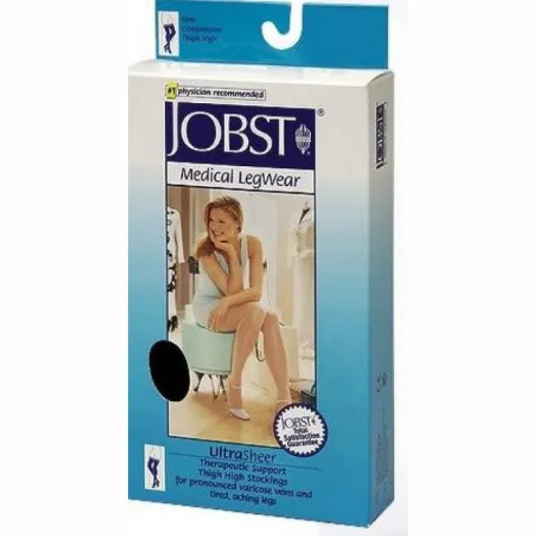 Jobst Ultrasheer Calza Autoreggente 15-20mmHg Naturale Taglia 2