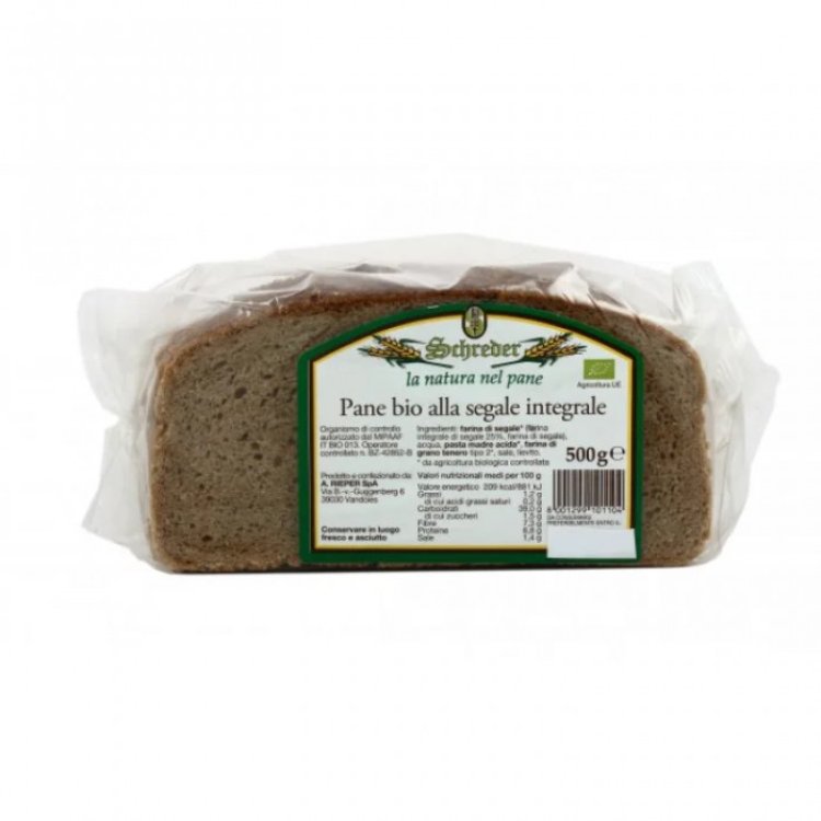 Schreder Pane Integrale di Segale Biologico 500g