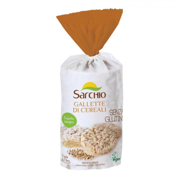 Sarchio Gallette di Cereali Biologiche Senza Glutine 100 g
