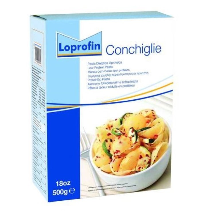 Loprofin Conchiglie Pasta Aproteica per Disturbi Metabolici 500g Loprofin Conchiglie Pasta Aproteica per Disturbi Metabolici 500g