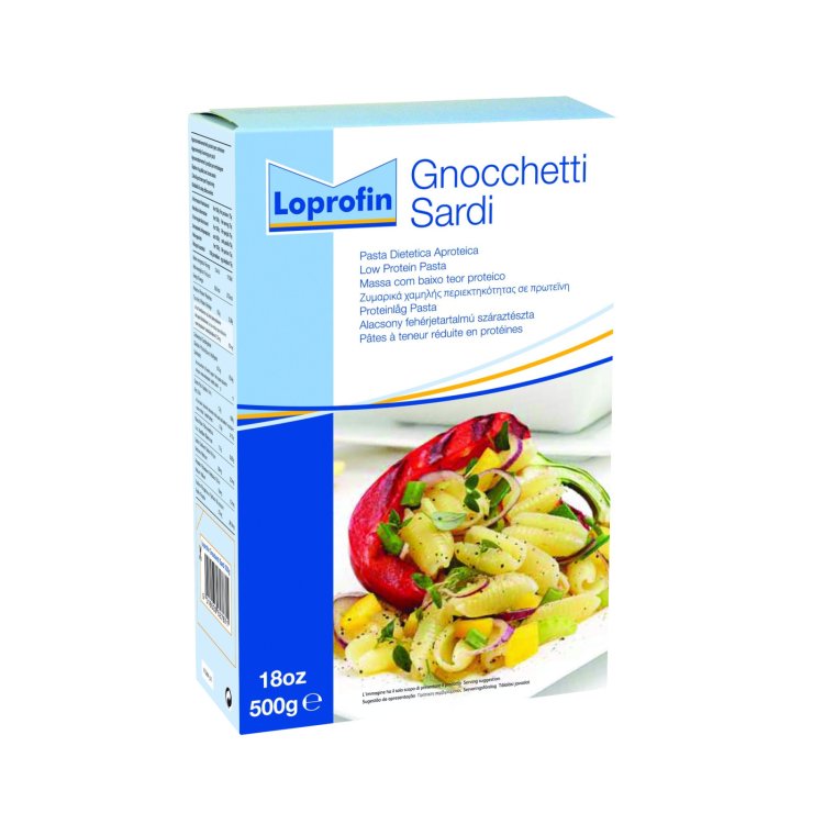 Loprofin Gnocchetti Sardi Pasta Aproteica per Diete Speciali 500 g