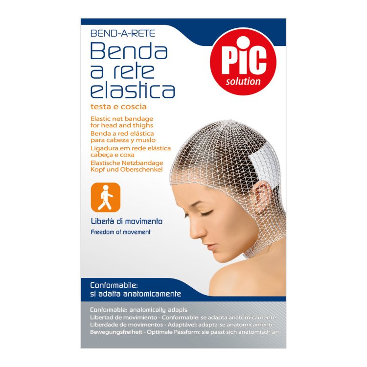 Pic Bend-a-Rete Tubolare Elastico Fissaggio Medicazioni Testa/Coscia Calibro 5