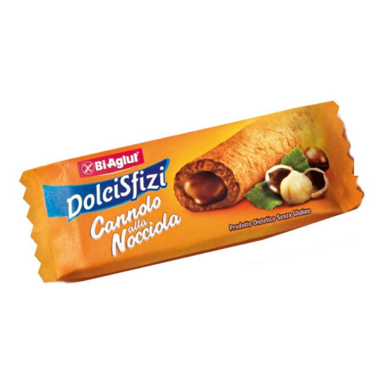 Biaglut Cannolo alla Nocciola Snack Senza Glutine Monoporzione 25 g Biaglut Cannolo alla Nocciola Snack Senza Glutine Monoporzione 25 g