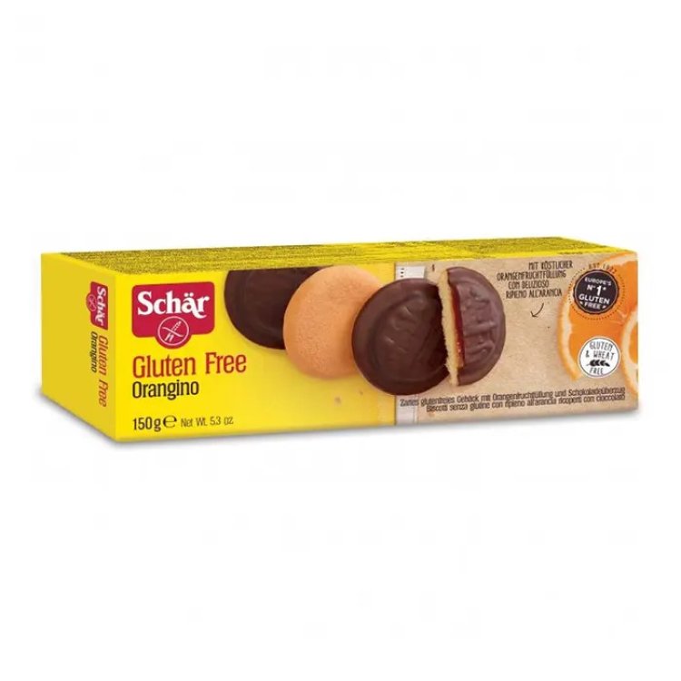 Schar Orangino Biscotti con Cioccolato e Arancia Senza Glutine 150g