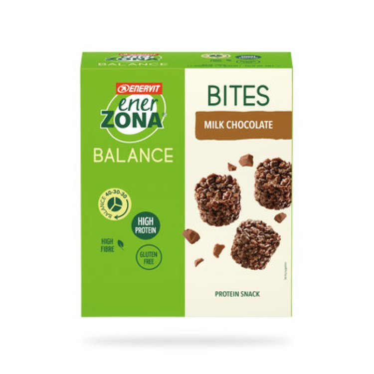 Enervit EnerZona Bites Cioccolato al Latte Snack Bilanciato Monoporzione