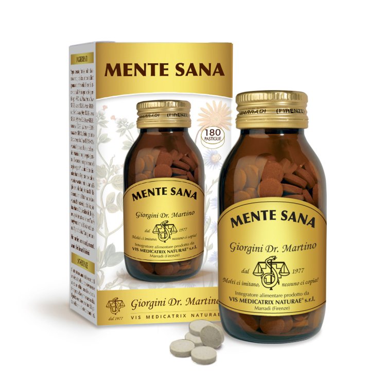 Giorgini Mente Sana Integratore per Memoria e Benessere Mentale - 180 Pastiglie Giorgini Mente Sana Integratore per Memoria e Benessere Mentale - 180 Pastiglie