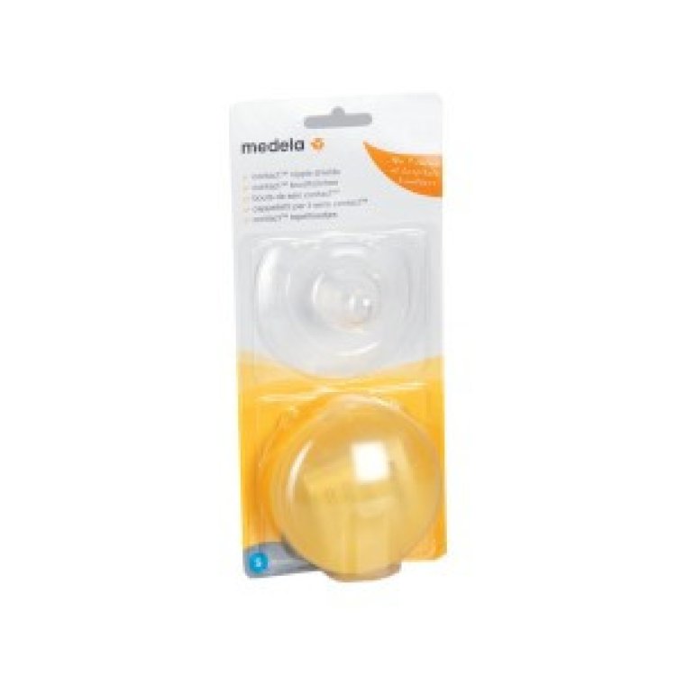 Medela Contact Cappelletti Seno Misura M Per Allattamento, 2 pz