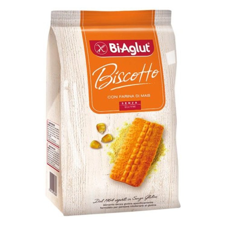 Biaglut Biscotti Senza Glutine da Farina di Mais 180g Biaglut Biscotti Senza Glutine da Farina di Mais 180g