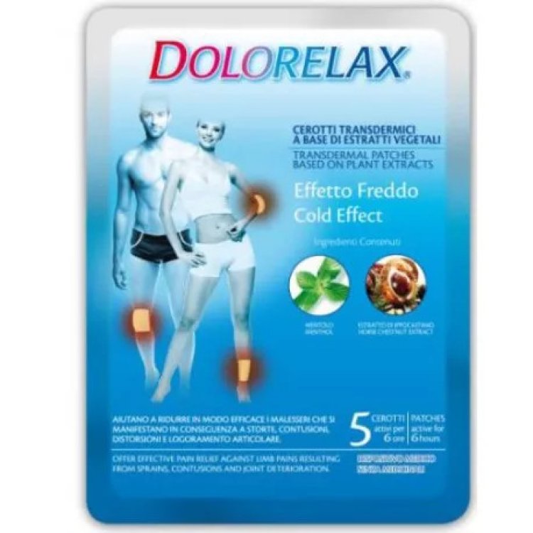 Dolorelax Cerotto Effetto Freddo per Malesseri Articolari 5 Pezzi Dolorelax Cerotto Effetto Freddo per Malesseri Articolari 5 Pezzi