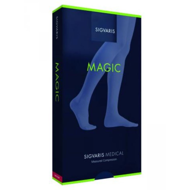 Sigvaris Magic Gambaletto Normale Punta Aperta Nero Classe 1