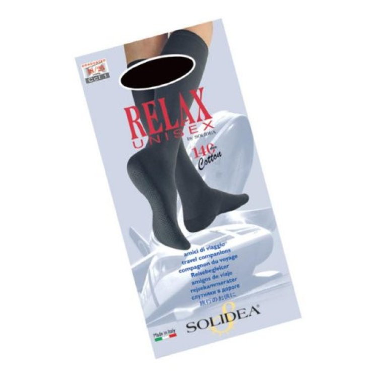 Solidea Relax 140 Gambaletto Cotone Blu Scuro Taglia 5XXL