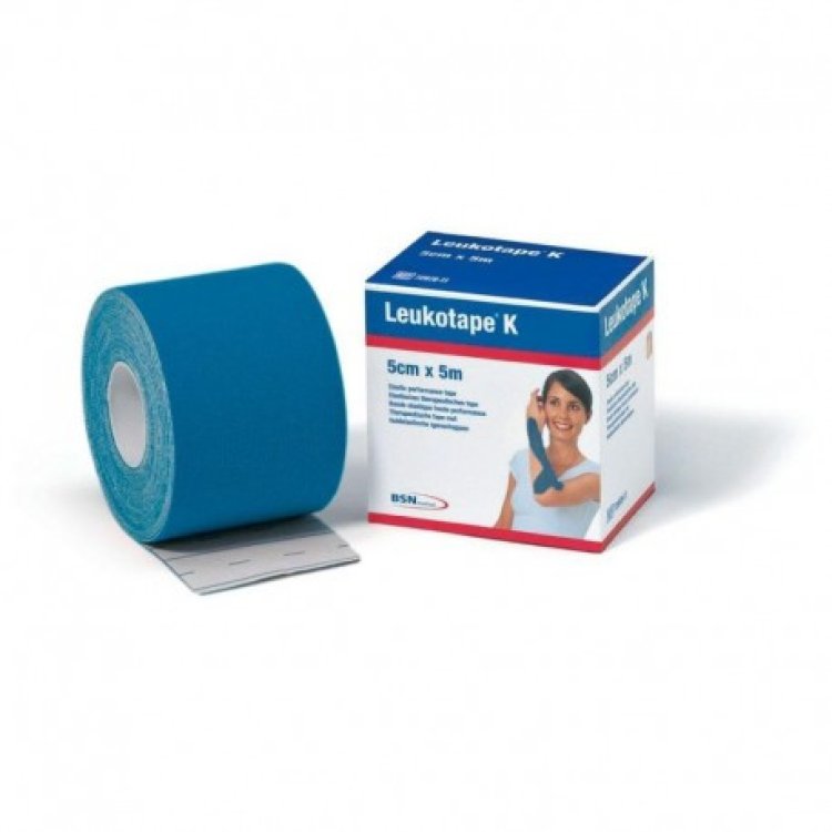 Leukotape K Taping Fisioterapico Blu 2,5cm x 5m