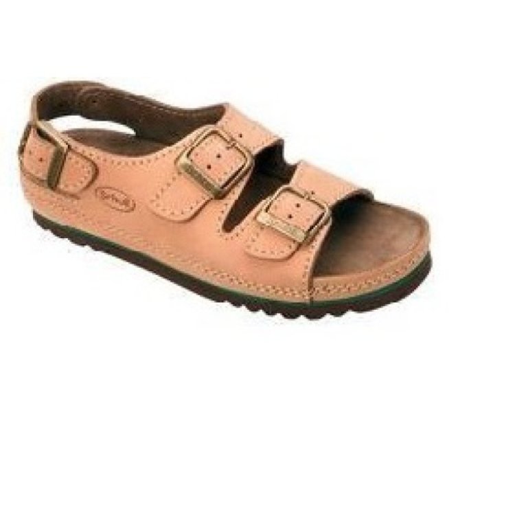 Scholl Air Bag Back Strap Sandali in Nubuck Cuoio Taglia 40