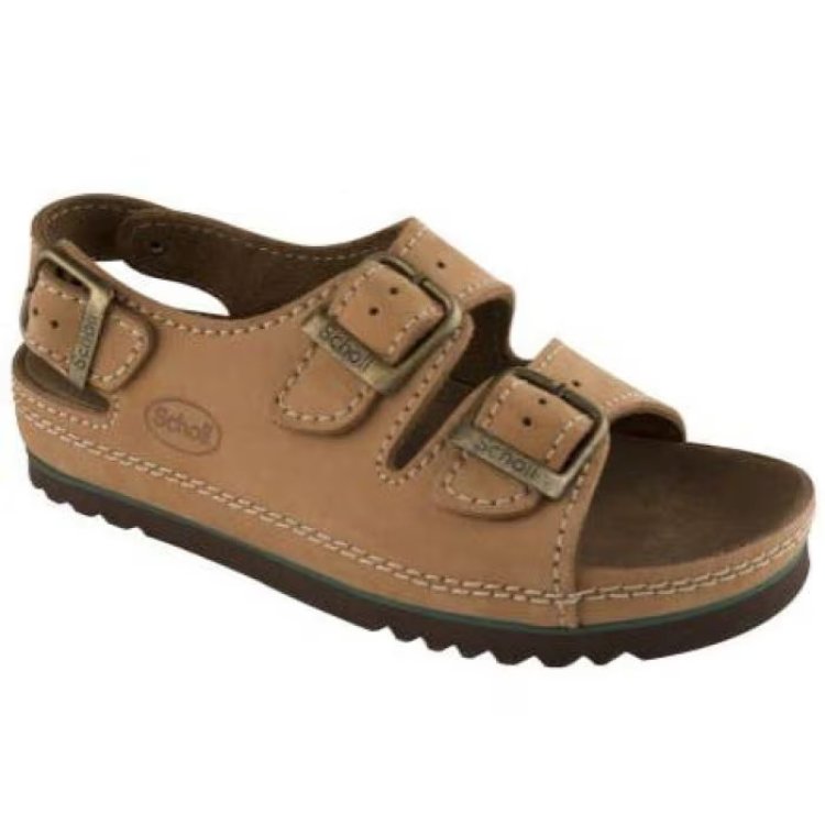 Scholl Air Bag Back Strap Sandalo Cuoio Numero 42