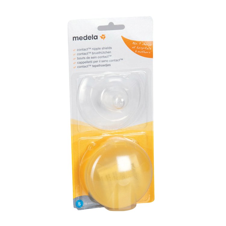 Medela Cappelletti Seno Contact Taglia S per Allattamento - 2 Pezzi
