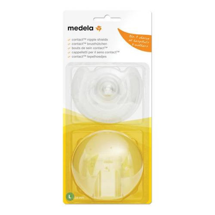 Medela Contact Paracapezzoli Misura L 2 Pezzi