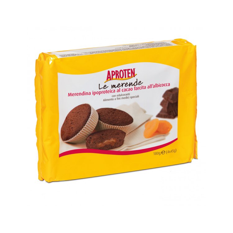 Aproten Merendina Senza Zucchero Cacao e Albicocca per Diete Controllate 180 g