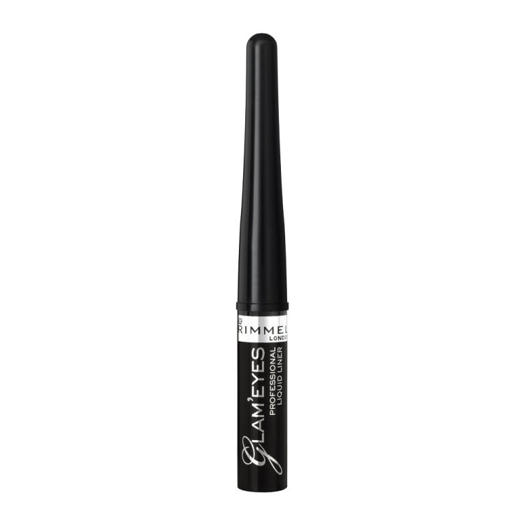 Rimmel Glam'Eyes Professional Eyeliner Liquido Nero 001 Black Glamour 3.5ml