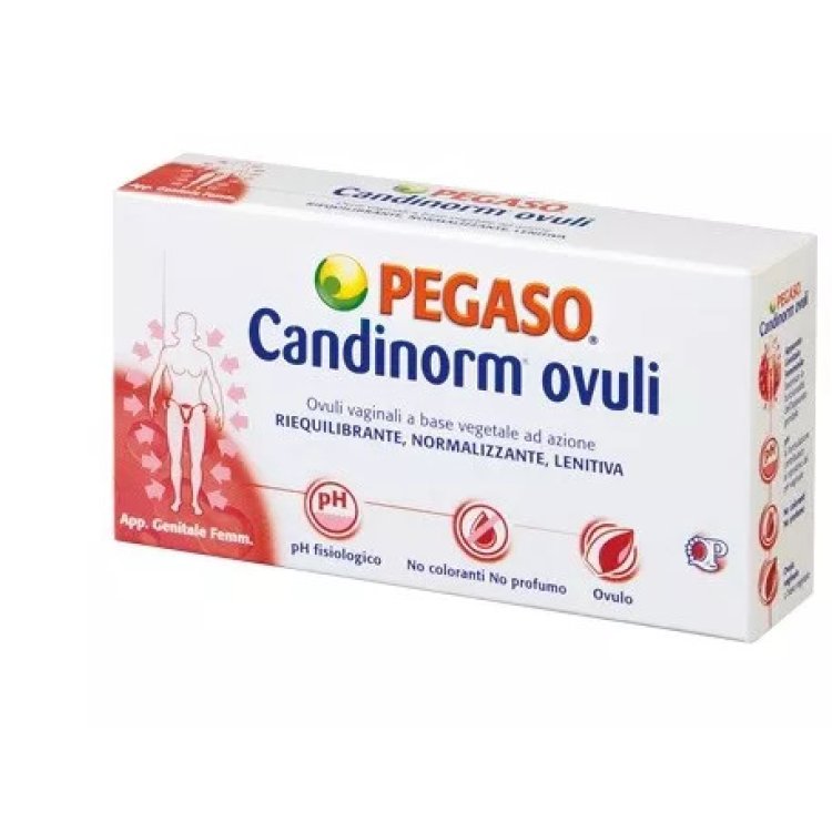 Pegaso Candinorm Ovuli Vaginali Riequilibrante 10 Pezzi