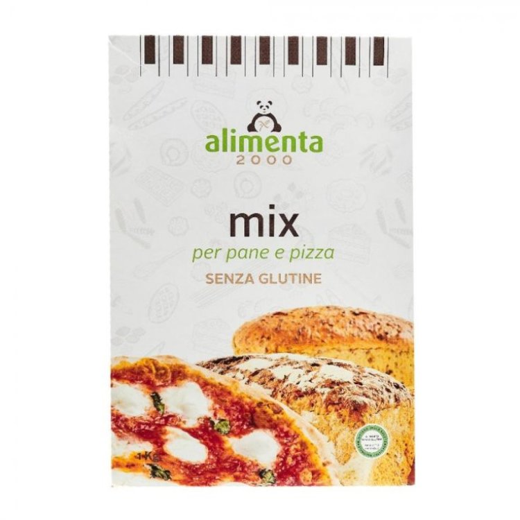 Alimenta 2000 Mix per Pane e Pizza Senza Glutine 1 kg