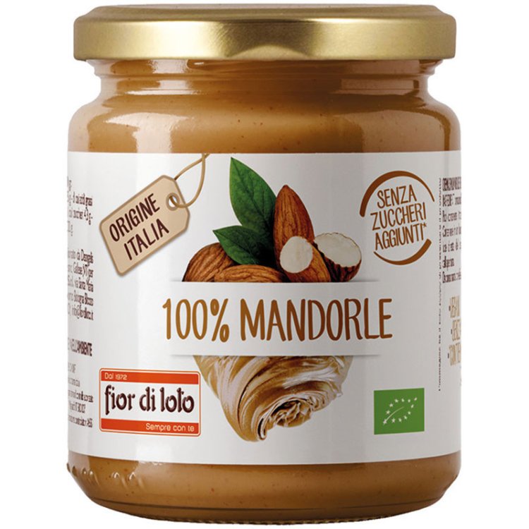 Fior Di Loto Crema 100% Mandorle Tostate Biologica 200gr