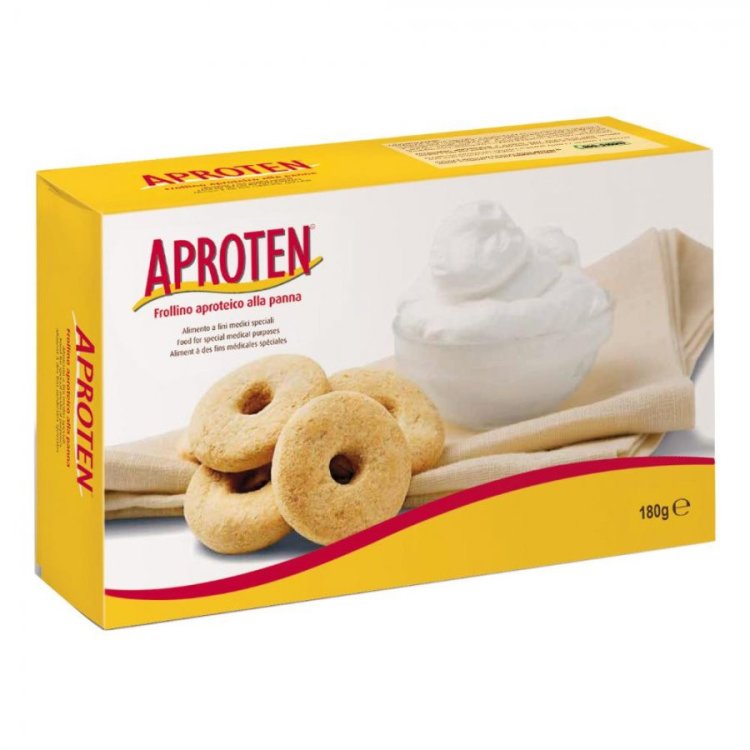 Aproten Frollini Panna Biscotti Aproteici per Insufficienza Renale 180g