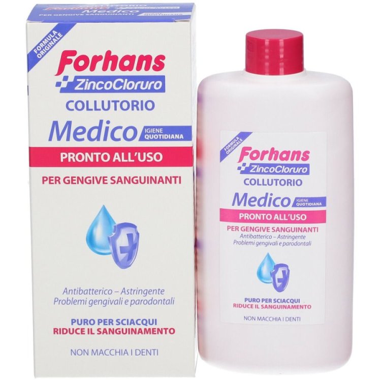 Forhans Collutorio Astringente Antisettico per Problemi Parodontali 250ml