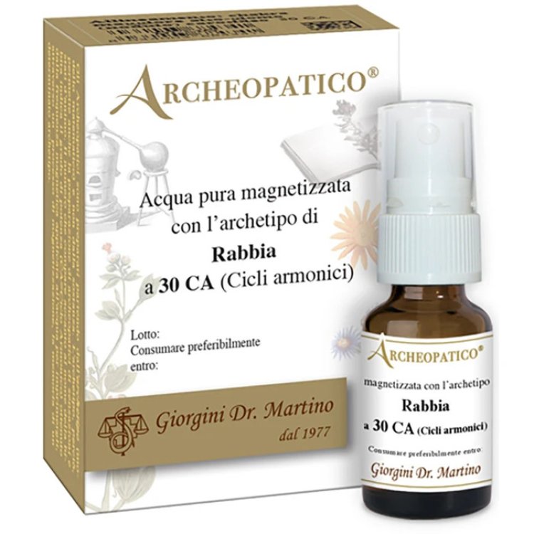 Giorgini Rabbia 30 CA Archeopatico Bibita Analcoolica per Stati d'Animo 10 ml