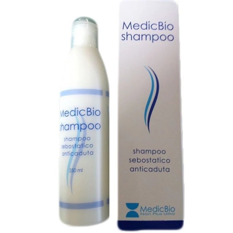 Medicbio Shampoo Sebostatico Anticaduta Delicato con Piroctone Olamina e Zinco 250ml