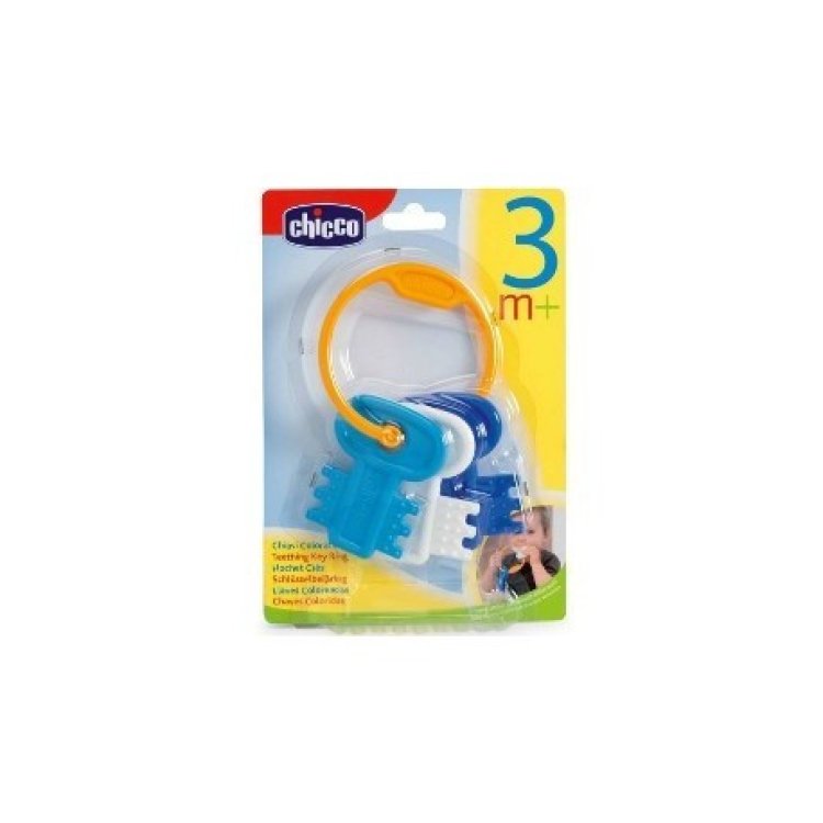 Chicco Gioco Chiavi Colorate Azzurre per Neonati +3 Mesi Sviluppo Sensoriale Chicco Gioco Chiavi Colorate Azzurre per Neonati +3 Mesi Sviluppo Sensoriale