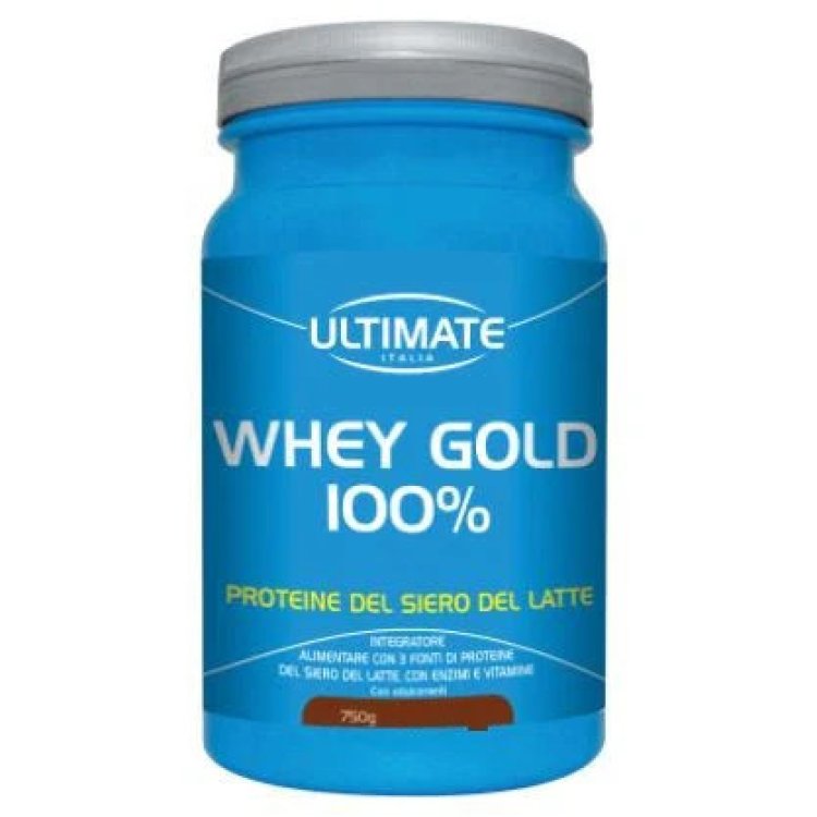 Ultimate Italia Whey Gold Banana Integratore Proteico per Sportivi 750g Ultimate Italia Whey Gold Banana Integratore Proteico per Sportivi 750g
