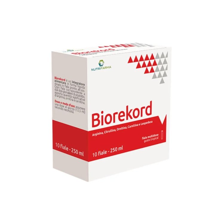 Nutrifarma Biorekord Integratore Ricostituente - 10 Flaconcini Nutrifarma Biorekord Integratore Ricostituente - 10 Flaconcini