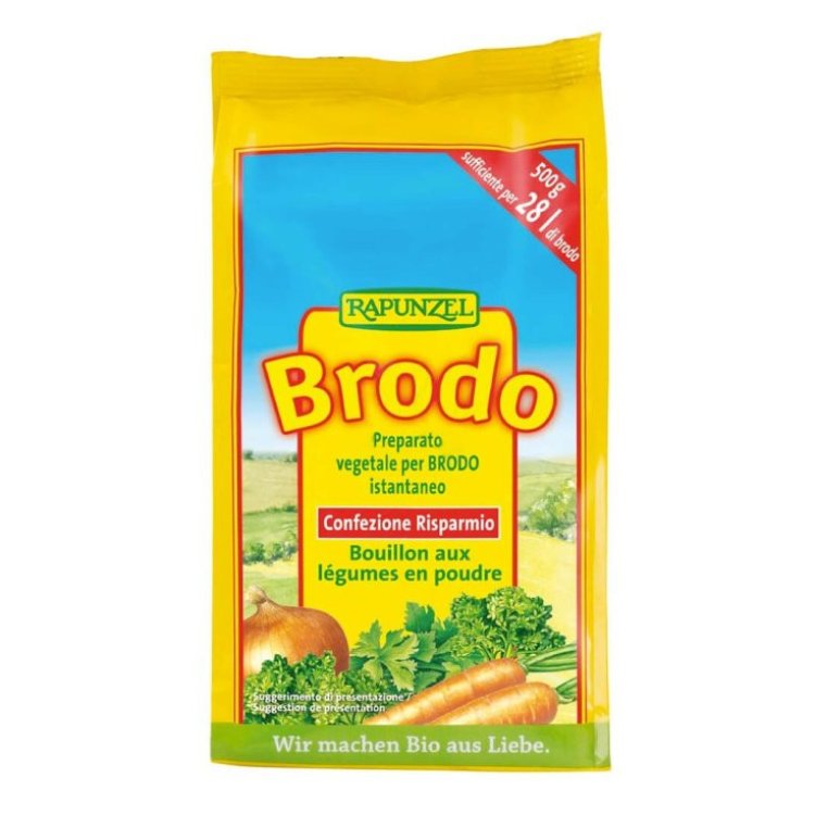 Rapunzel Brodo Vegetale Bio Vegano in Polvere Senza Glutammato 500g