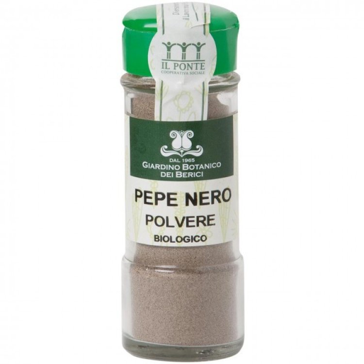 Giardino Botanico Dei Berici Pepe Nero Biologico In Polvere Spezia Vasetto 40 g