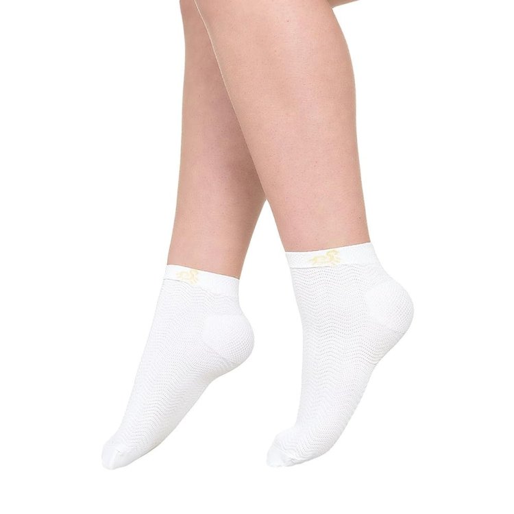 Solidea Active Power Mini Calza Unisex Bianca Micro-Massaggiante Batteriostatica XL Solidea Active Power Mini Calza Unisex Bianca Micro-Massaggiante Batteriostatica XL
