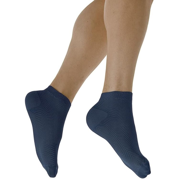Solidea Active Power Mini Calze Unisex Blu Navy Micro Massaggianti Taglia L