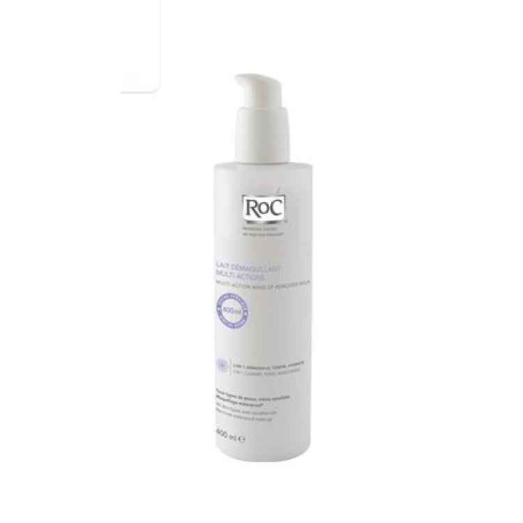 Roc Latte Detergente Struccante Multiazione 3in1 Idratante per Tutti i Tipi di Pelle 400ml