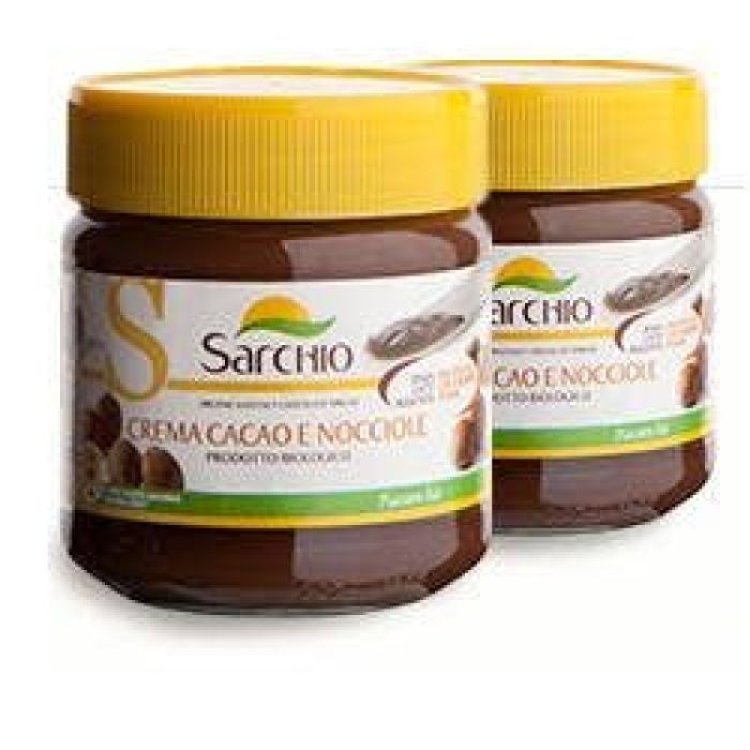 Sarchio Crema Cacao e Nocciole Bio Vegana Senza Lattosio Spalmabile 200g