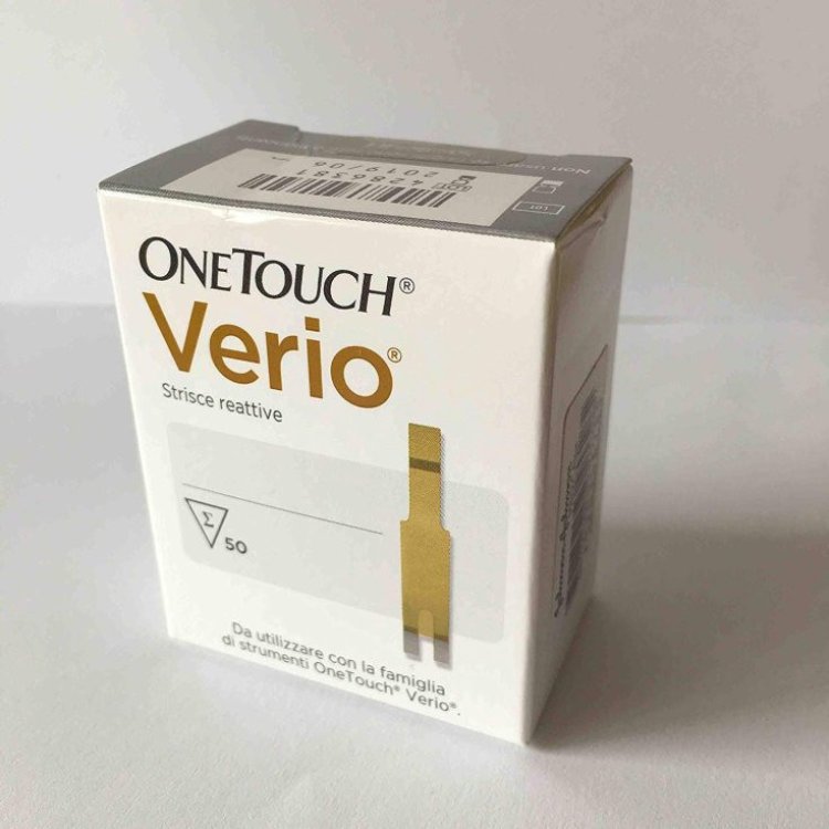 One Touch Verio Strisce Reattive per Misurazione Glicemia 50 Pezzi One Touch Verio Strisce Reattive per Misurazione Glicemia 50 Pezzi