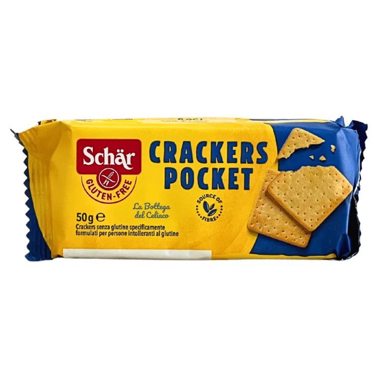 Schar Crackers Pocket Senza Glutine Snack Monoporzione 3x50g