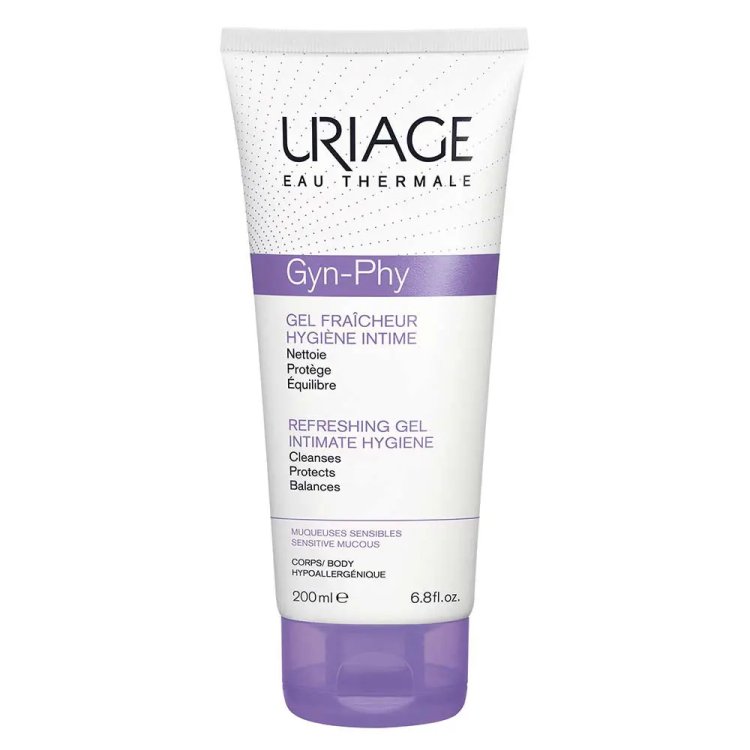 Uriage Gyn-Phy Detergente Intimo Delicato pH Fisiologico per Igiene Intima 200ml